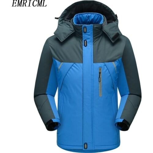 Men Spring and Autumn Coat Outdoor Jacket Windproof Waterproof Coat Mountaineering Hooded Jacket Windbreaker Winter Jacket Men