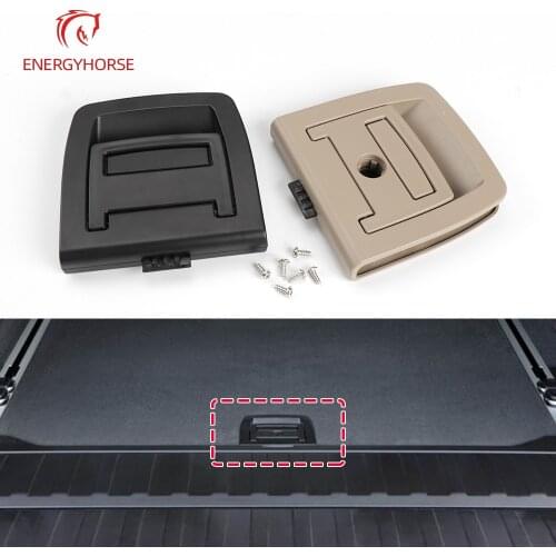 Trunk Tail Cover Bottom Plate Mat Floor Carpet Handle Auto Accessories For BMW E70 X5 Spare Tire Cover Lock E71 X6 51479120283