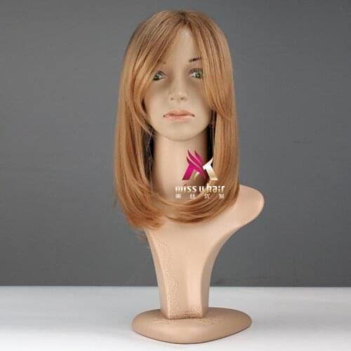 Halloween wigs supplies cool hand weaving high temperature wire headwear creative wild cosplay brown hair+wig cap