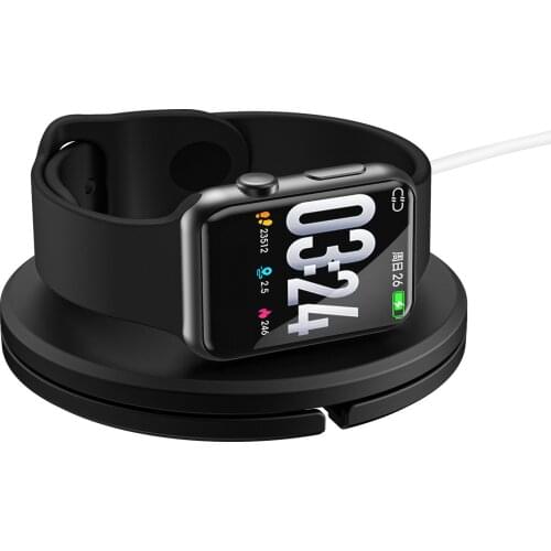 Watch Charging Stand Portable Cable Organizer Stand With Charging Cable Night Stand Mode Compatible For Apple Watch Series 1-6