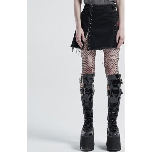 Женские классические юбки PUNK RAVE China At AliExpress