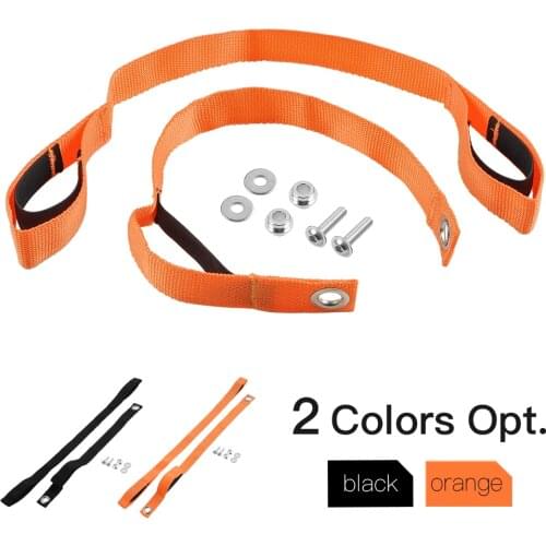 NICECNC Motorcycle Front Rear Holding Fender Pull Straps For KTM 125 250 300 350 400 450 EXC EXCF XC-W SX SXF XC XCF 2017 2018