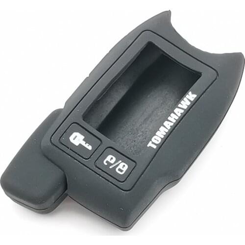 TW 9.5 LCD Remote Soft Silica gel Key Fob Case for Russian Version Tomahawk 9.5 two way car alarm system Tomahawk 9.9 Cover
