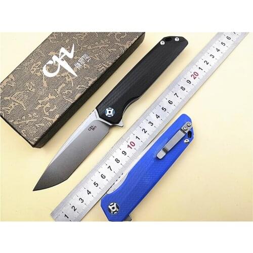 D2 folding knife CH3507 G10 handle Flipper EDC/pocket/knife Ball bearing Outdoor/camping/survival/tactical/fishing/edc knife