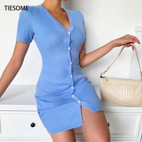 Короткие платья для женщин TIESOME China At AliExpress