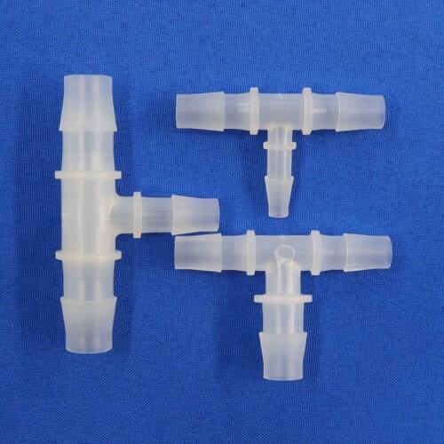 5~100pcs 14mm T-Type Tee Reducing Plastic water Diverter Pagoda Adapter Hose Connector Aquarium Pipe Fitting Irrigation Joints