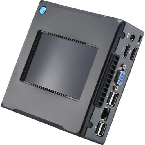 Vnopn Mini PC Windows 10 Pro with Key, Micro Computer AMD A6 8500B(up to 3.0GHz) Small Desktop 4K HD Triple Display/2.4G+5G WiFi