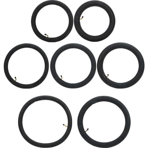 14/16/18x2.125/2.5/3.0 Electric Bike Inner Tube E-bike Tires Electric Bicycle Butyl Rubber Inner Tube with Metal Bent Valve