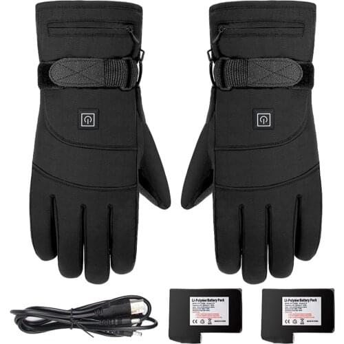 Breathable Electric Gloves Skiing Motorcycle Snowboarding Warm Gloves Winter
