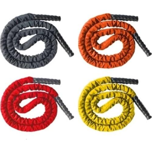 Yoga Φ25mm 2.8M Long Weighted Jump Ropes Heavy Training Battle Cord Gym Skipping Fitness Muscle Strength Slimming Equipment