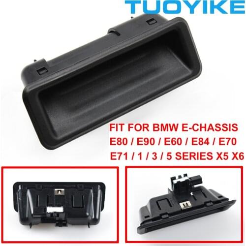 Car Rear Door Boot Lid Switch Trunk Handle Replacement For BMW 1 3 5 X1 X5 X6 Series E82 E88 E90 E91 E92 E93 E60 E61 E84 E70 E71