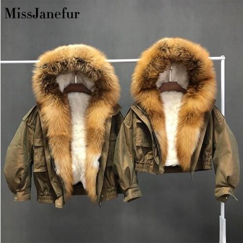 High Quality 2019 New Winter Jacket Women Warm Thicken Hooded With Fur Long Coat Shining Fabric Stylish Female Parka