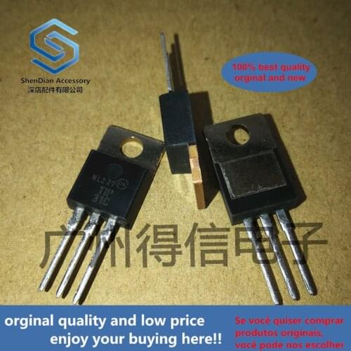 10pcs 100% orginal new TIP31C NPN TO-220 real photo