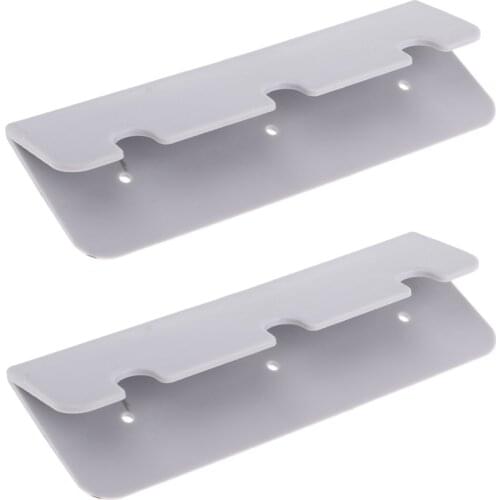 2Pcs PVC Boat Seat Hook Clips Brackets for Rib Dinghy Kayak Inflatable Boats Accessory