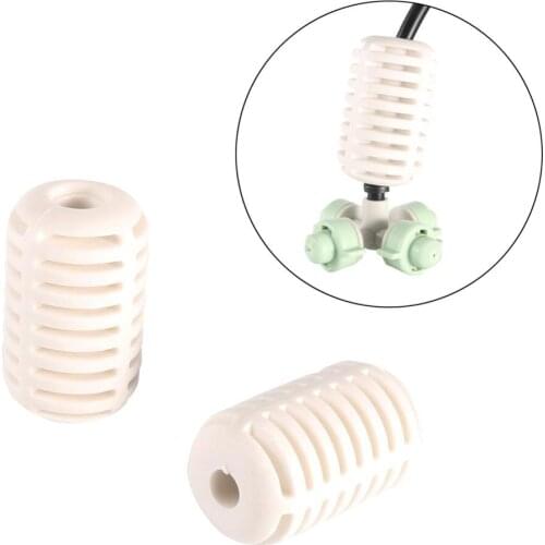 White Heavy Hammer for Garden Hanging Drip Irrigation 4/7mm Hose Hanging Spinkler Nozzles Counterweight Accessories 3Pcs