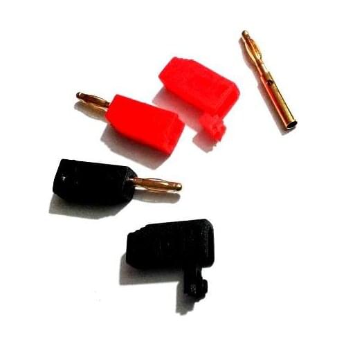 50pcs 2mm Gold Plated Banana Plug