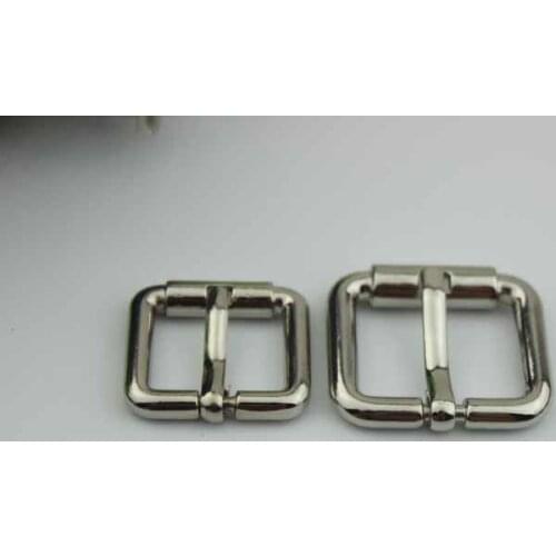 50pcs/lot Luggage hardware accessories silver square die casting needle through buckle shoe buckle belt buckle