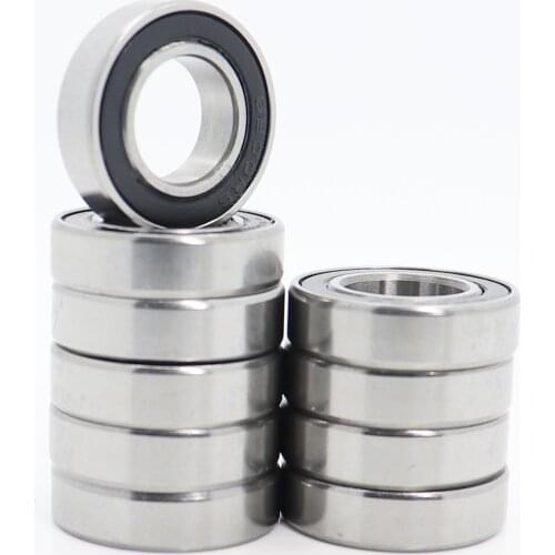 6800 2RS Bearing 10*19*5 mm 10PCS ABEC-1 Metric Thin Section 61800RS 6800 RS Ball Bearings 6800RS