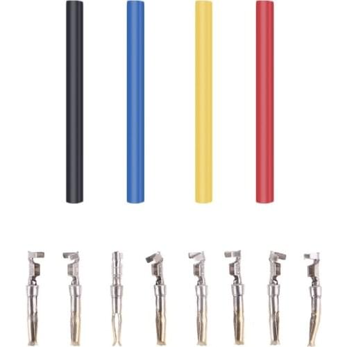 Phosphor bronze Cartridge Connector Clips Tubes 8 Gold Plated Pins For Cartridges Turntable IT