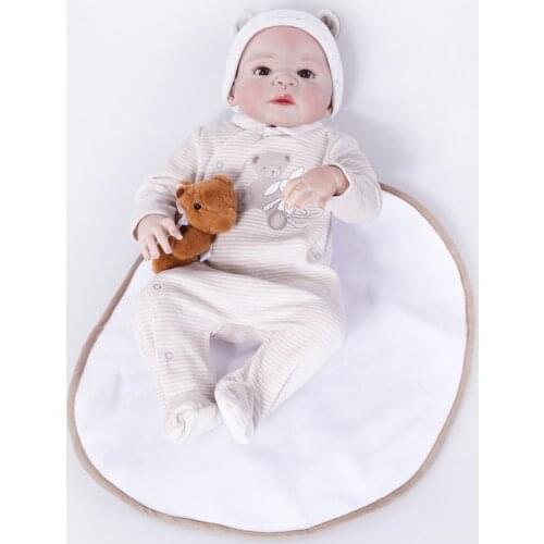 Hot sale new waterproof baby doll lifelike real touch baby doll full vinyl doll for children gift