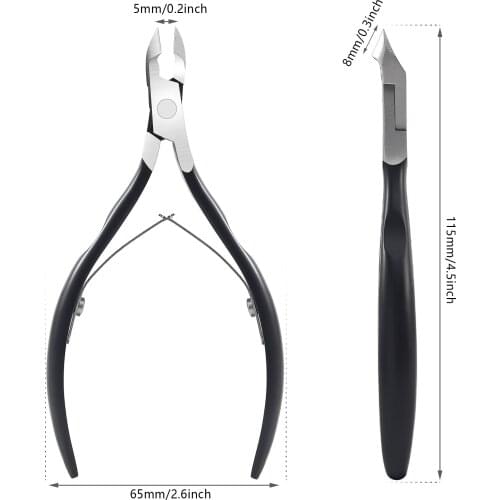 Nail Clipper Cuticle Nipper Cutter Stainless Steel Pedicure Manicure Scissor Nail Tool For Trim Dead Skin Cuticle