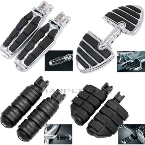 Motorcycle Front Rider Driver Foot Pegs FootRests For Honda ST1300 GoldWing GL1800 F6B Valkyrie Can-Am Spyder RS Pedal Footboard