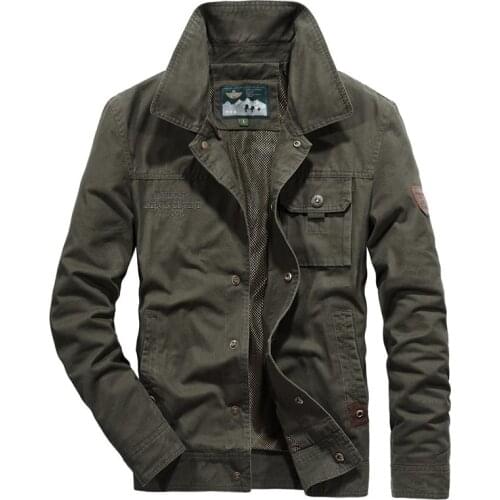 New Tactical Jacket Mens Military Casual Multi-Pocket Coat Sportswear Slim Fit Jacket Outdoor Bomber Jacket Business WindBreaker