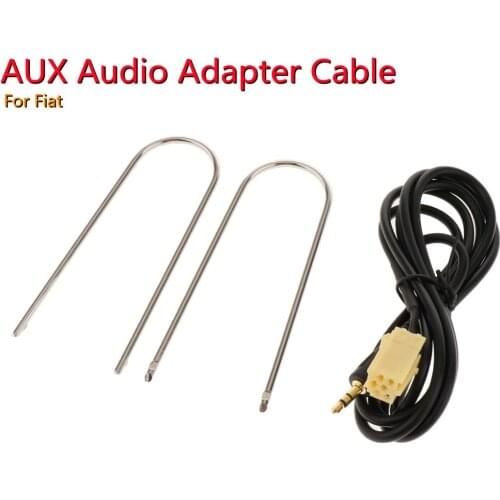 Durable Music Aux-in Cable Aux Input Adapter Plug for Fiat 500 2007+ Onwards