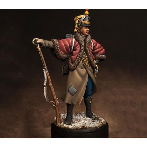 Self-assembled New Unassembled 1/24 ancient man stand Resin Figure Unpainted Model Kit