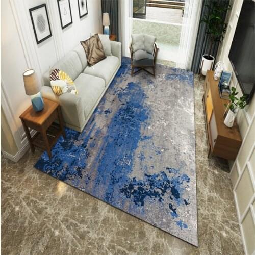 Geometric Abstraction Entrance Doormat Modern Area Rugs for Living Room Tea Table Sofa Beside Carpet Non-Slip Kid Play Floor Mat