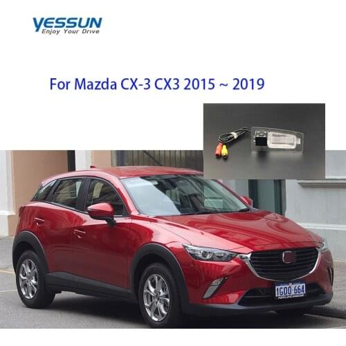 Yessun HD CCD Night Vision Car Rear View Reverse Backup Camera Waterproof For Mazda CX-3 CX3 2015 ~ 2019 for mazda camera