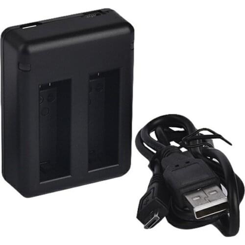Sports Camera Battery Charger USB Dual Charging Over-current Durable Charger Protection For GoPro Hero4