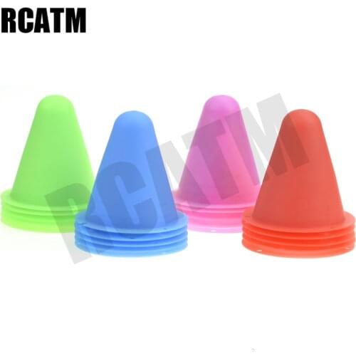 10pcs Barrier At Rail Crossing Obstacle Pile For 1/10 RC Crawler Car TRX4 G500 TRX6 G63 D90 Axial SCX10 RC Drift car