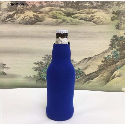 100pcs/lot Neoprene Beer Bottle Stubbies Beer Cooler Holders Beverage Sleeve Cooler Cover Bags Customized Your Own Logo Printed