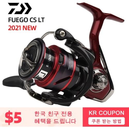 2021 DAIWA FUEGO CS LT Spinning Fishing Reel 6+1BB Max Drag 12KG ZAION V Body