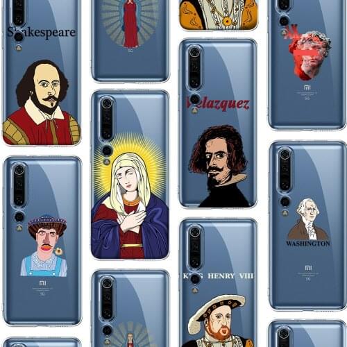 Art Celebrities Funda Case for Xiaomi MI Note 10 11 10S 10T 9 9T A3 Pro Lite SE Ultra 5G Poco F3 X3 M3 FNC MIX 2S Silicone TPU