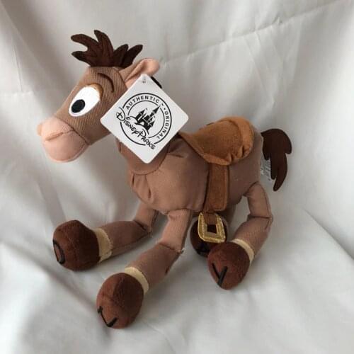 DISNEY 24 cm Toy Story Woodys Round Up plush toys cute horse girls soft dolls Kids Birthday Gift
