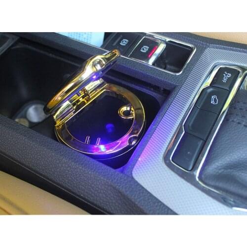Travel Portable Auto Car LED Light Cigarette Ashtray Smokeless Cylinder Holder Smokeless Ashtrays Kia Ashtray Passat Ashtrays-30