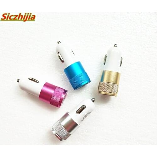 Dual USB2.1V small steel gun car charger for Mazda 2 3 5 6 CX5 CX7 CX9 Atenza Axela
