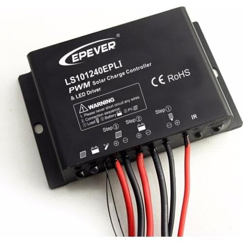 EPSOLAR LS101240EPLI 10A 12V Solar charger controller timer IP67 Waterproof IR mobile APP