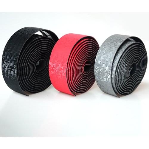 GUSTAVO Bike Handlebar Tape Anti-slip PU+ EVA Shock Absorption Handle Bar Tape