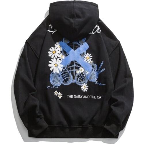 Harajuku Grafico Com Capuz Hoodies 2021 Outono Dos Homens Japones Streetwear Impresso Moletom Masculino Do Vintage