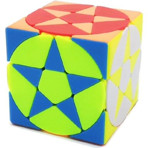 Magic Pentacle Cube Profissional Strange-shape Stars Pentagram Magic Cube Competition Speed Puzzle Cubes Toys For Children Kids