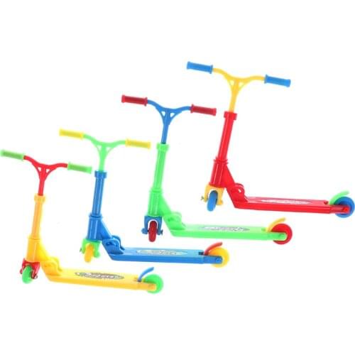 Mini Scooter Two Wheel Scooter Childrens Educational Toy Fingerboard Skateboard RANDOM COLOR New