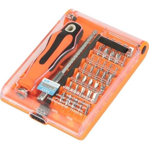 37Pcs Screwdriver Set Hardware Hand Tool Kits Extension Rod High Precision Screw Driver Bits Household Repair Tool With Box