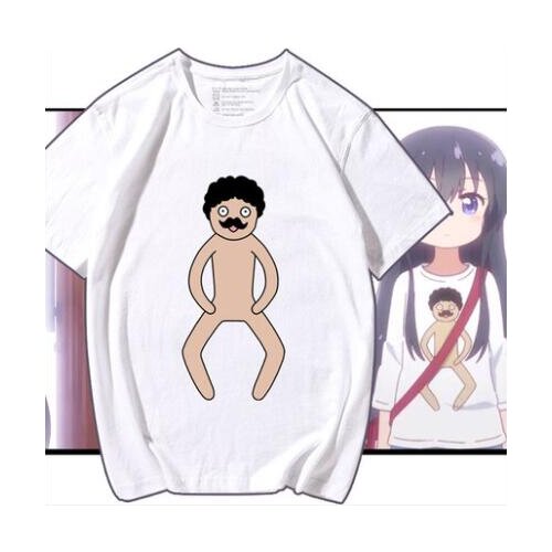 New Wataten!: An Angel Flew Down to Me Hana Shirosaki T-shirt Cosplay Anime T-shirt Summer Cotton short Sleeve Tees