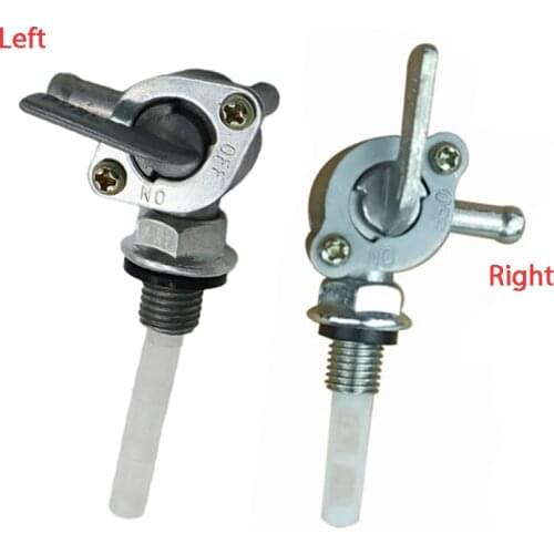 ON/OFF Universal Fuel Shut Off Valve Tap Petcock Generator Engine Faucet Switch Fit 1/4" Hose Tap Oil Tank Replacement 2-3-5KW