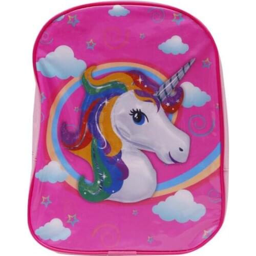 Funny colorful rainbow cloud Unicorn Backpack For Teens Boy Children School Bag Men Women Hip Hop Backpack Book travel Bag