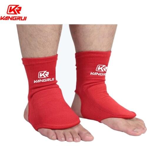 MMA Karate Taekwondo kick boxing ankle protector instep guard shoes support socks adult child 100%cotton football foot supporter