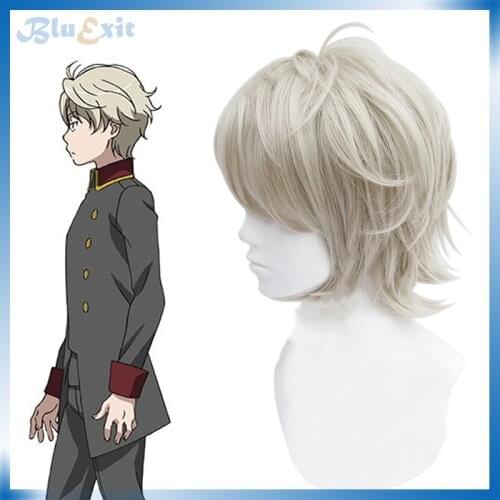 ALDNOAH ZERO Cosplay Wig SLAINE TROYARD Short Synthetic Hair for Adult